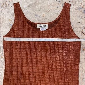 Joseph Ribkoff copper colored top